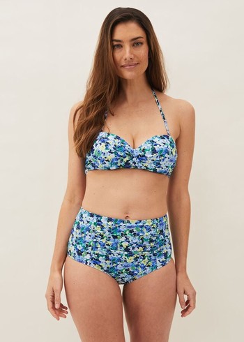 Phase Eight Ayara Ditsy Floral Swimwear Blue/Multicolor USA | 9805462-XW